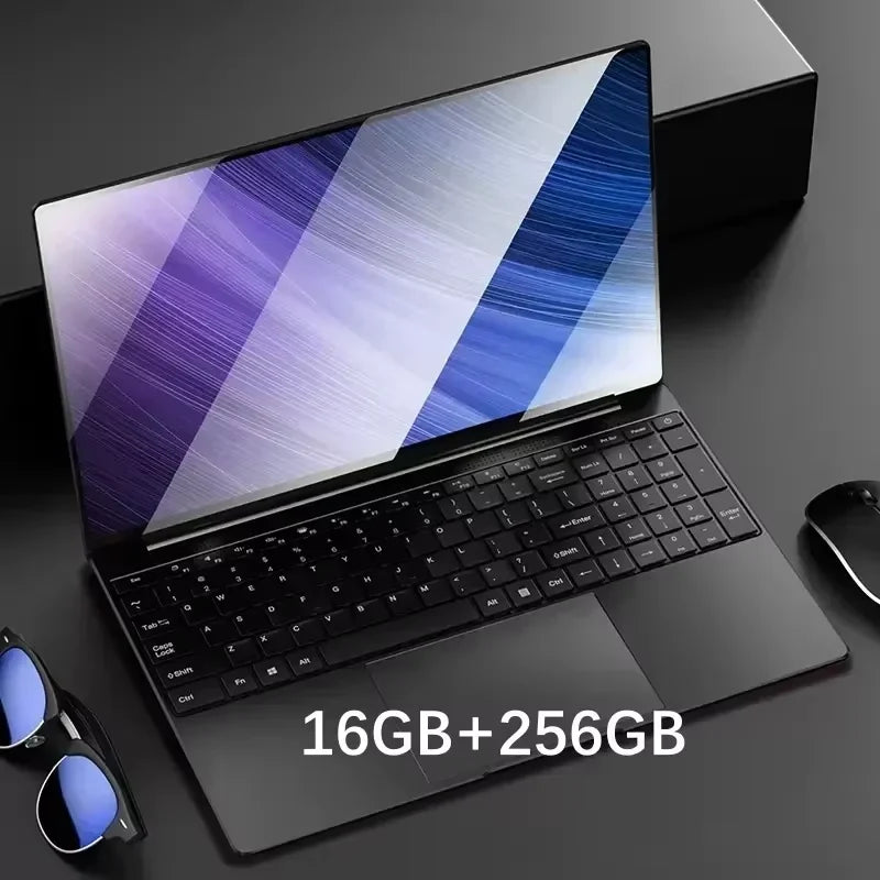 15.6" Portable Laptop Intel N5095 32GB Ram DDR4 2TB SSD Windows 11 Notebook Pc Gamer  Office Computer with Backlit Fingerprint