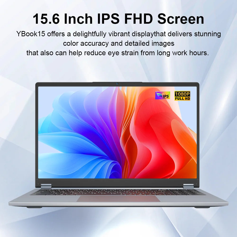 Ninkear YBOOK15 2 in 1 Laptop AMD Ryzen™ 3 3200U 15.6' 360° flip FHD IPS Touchscreen 16G+512GB SSD Backlit Keyboard Windows 11