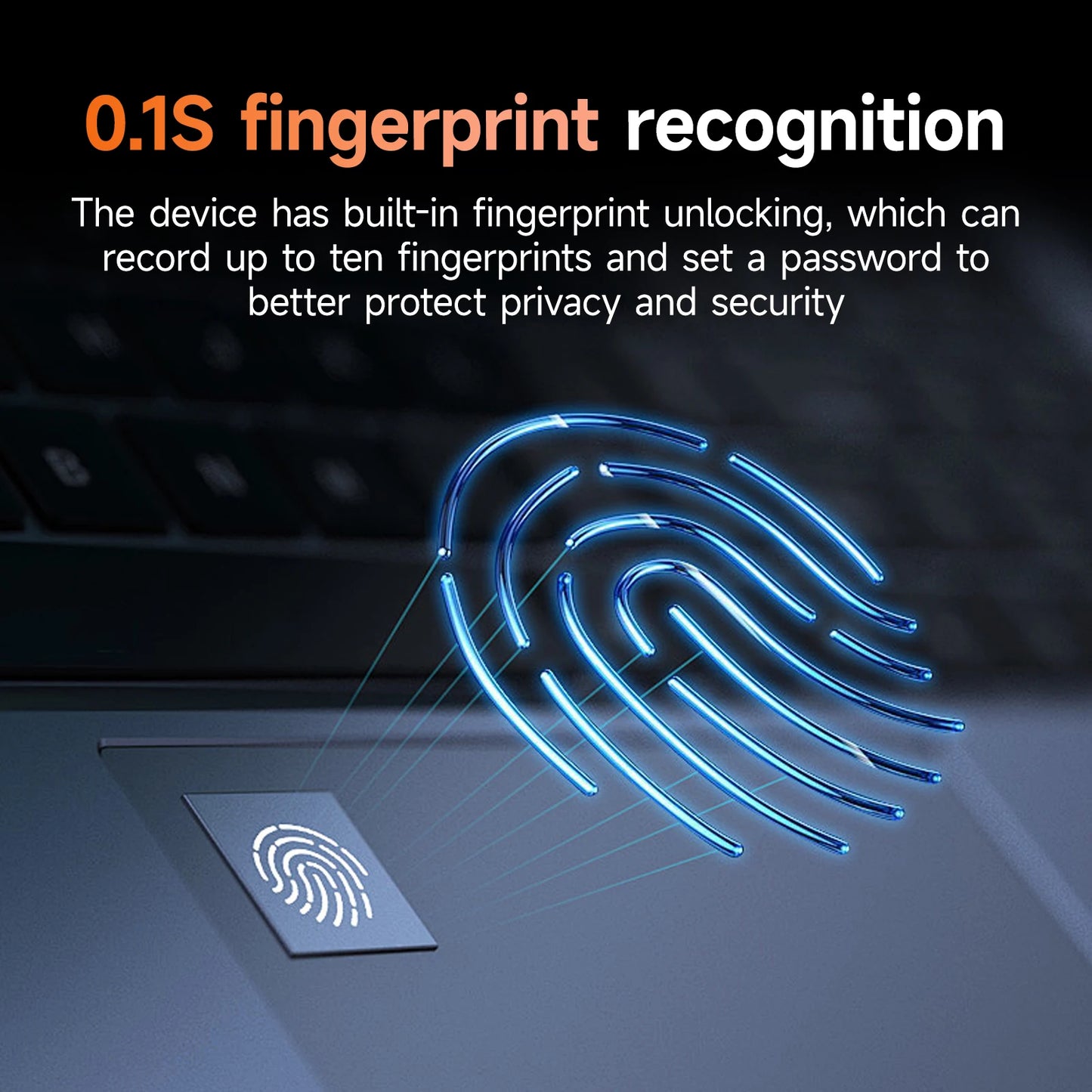 SUXI  MantaBook Pro [Limited-Time Deal] 15.6" Touchpad Fingerprint Laptop | 16GB RAM + 256GB Storage | Intel N5095 Quad-Core