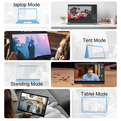 Ninkear YBOOK15 2 in 1 Laptop AMD Ryzen™ 3 3200U 15.6' 360° flip FHD IPS Touchscreen 16G+512GB SSD Backlit Keyboard Windows 11
