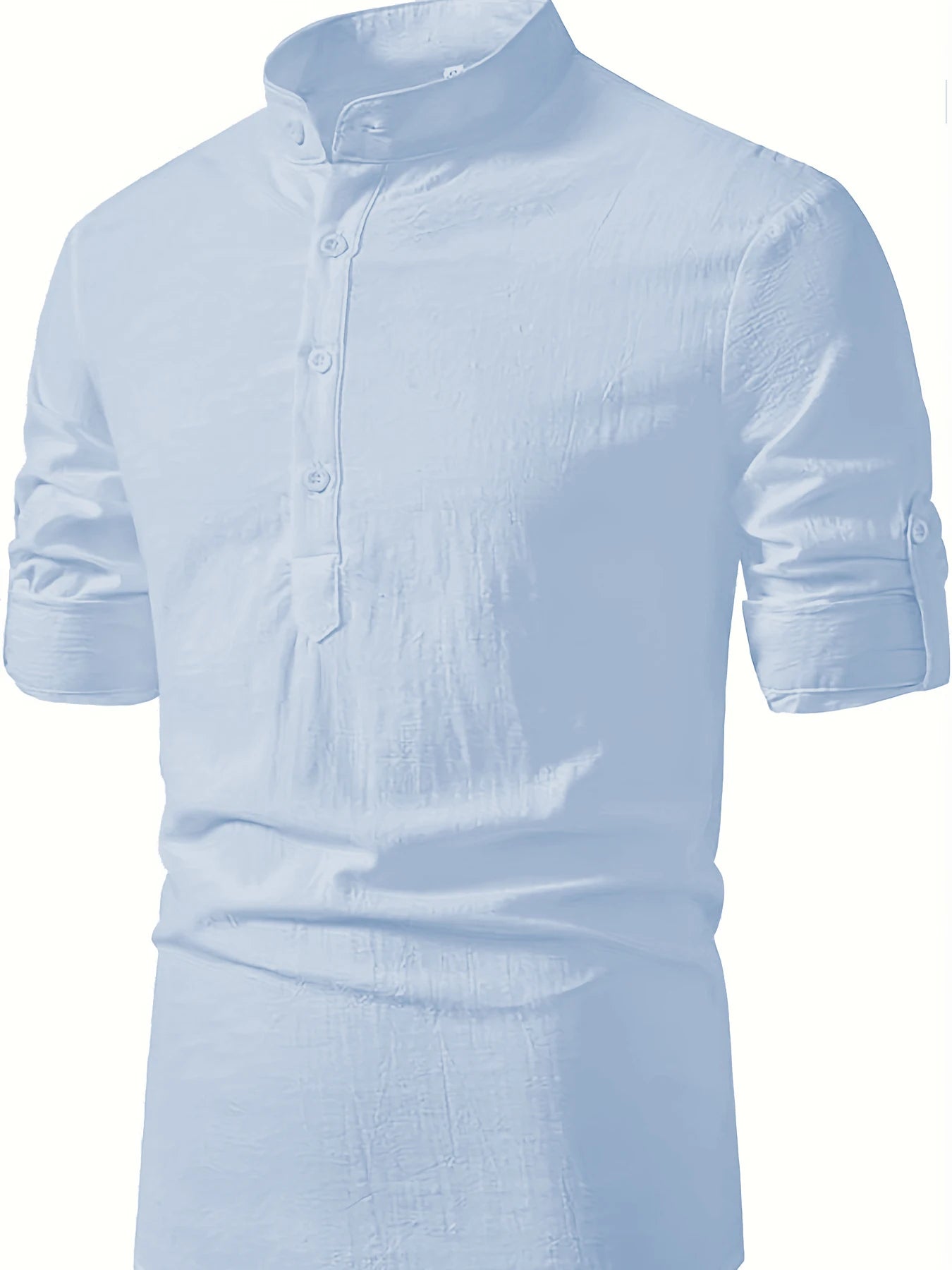 Men's Casual Fashion Long Sleeve Linen Shirt Stylish Comfortable Breathable Men's Clothing