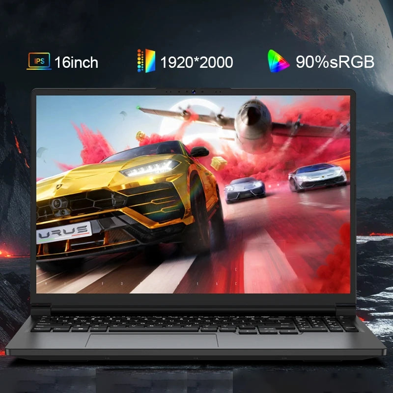 16"-os gamer laptop Intel Core i7-6700HQ GTX 1060 Notebook PC 120Hz Full HD IPS 16GB DDR4 1TB SSD Windows 11 Gamer Laptop