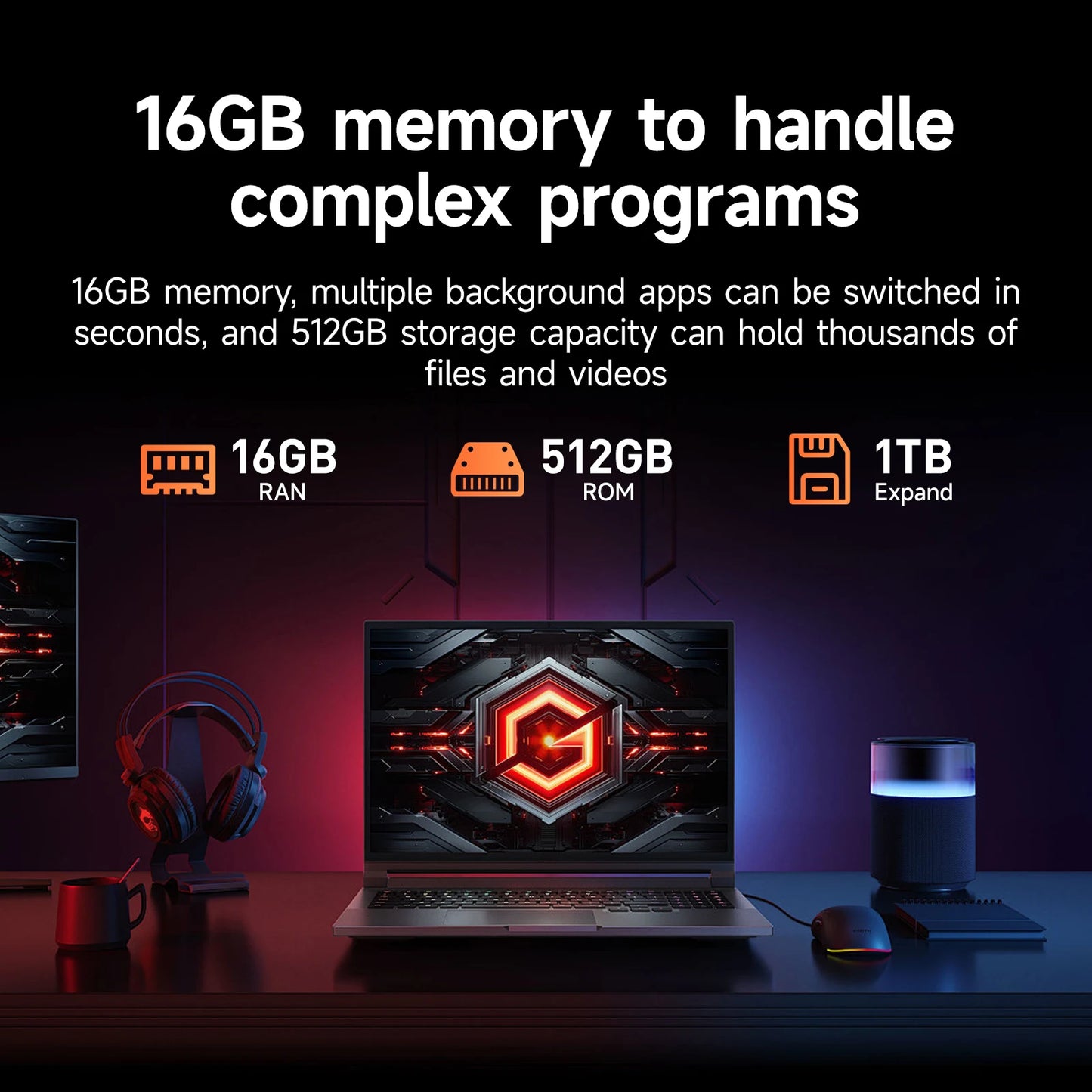 SUXI  MantaBook Pro [Limited-Time Deal] 15.6" Touchpad Fingerprint Laptop | 16GB RAM + 256GB Storage | Intel N5095 Quad-Core