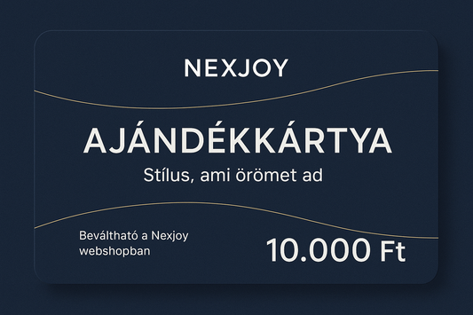 Nexjoy Ajándékkártya – Digitális ajándék stílusosan